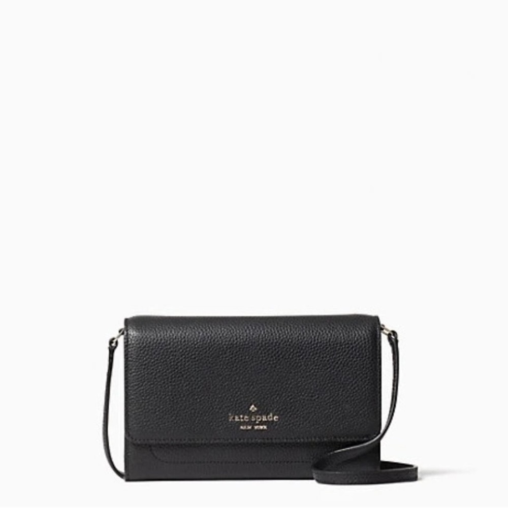Kate Spade Harlow Wallet Crossbody Bag Black
